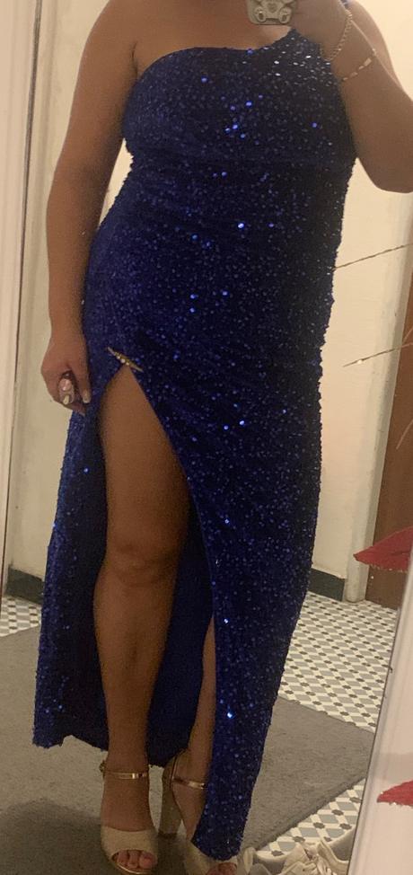 Flitrové spoločenské šaty, l