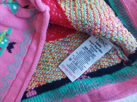 Vianočné pletené šatky zn.next veľ.68, 68