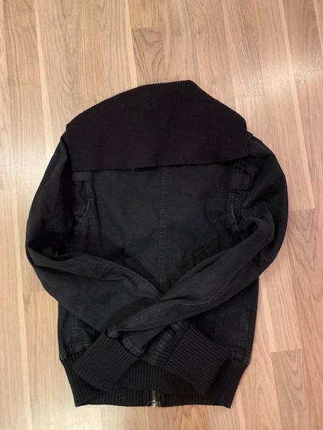 Jarná riflová bunda čierna - veľmi pekná a štýlová, mango,xs