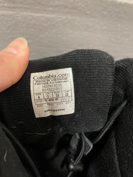 Cizmy columbia, columbia,35