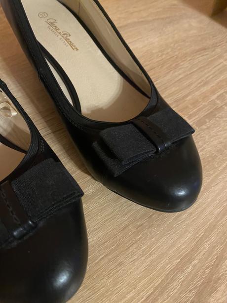 Dámske topánky na nízkom opätku, clara barson,37