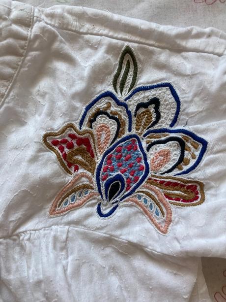 Mango šaty vyšívané, mango,128