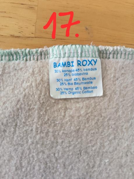 Látkové plienky bambiroxy a babylove, bambi roxy,7 kg - 18 kg
