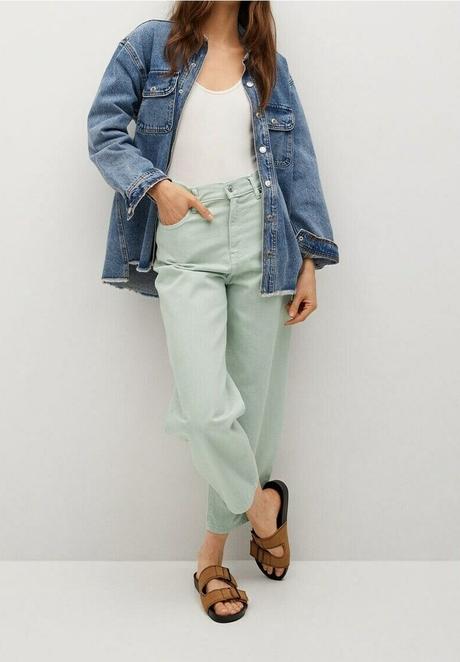 Barrel jeans mango antonela 36, mango,36