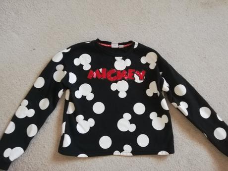 Mickey mouse mikina, h&m,158