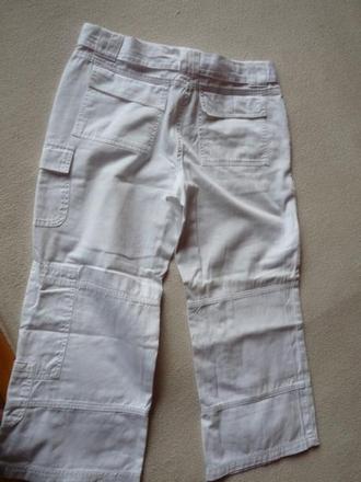 7/8 biele nohavice, 40