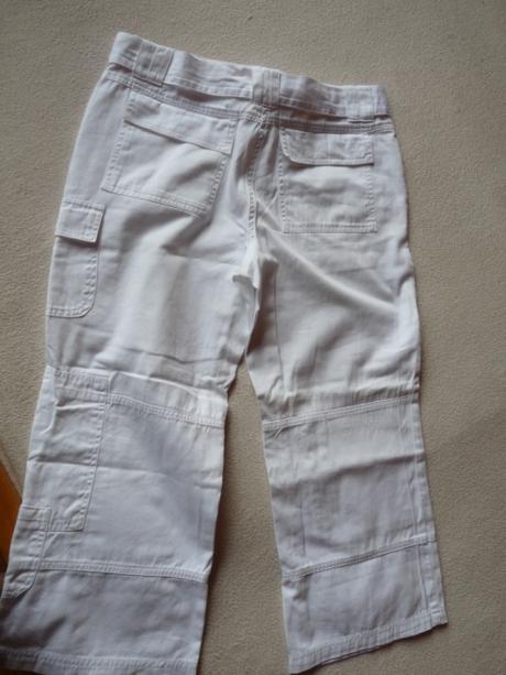 7/8 biele nohavice, 40