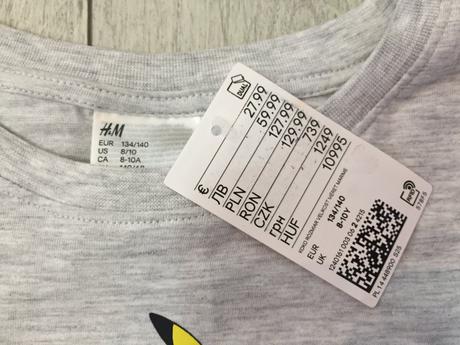 Chlapčenske pyžamo pokemon dvojbalenie, h&m,110 / 116 / 134 / 140