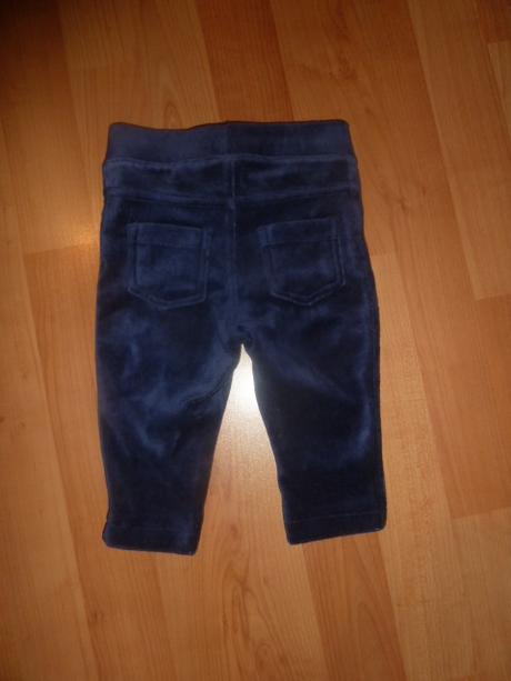 Tmavomodré legíny, h&m,68