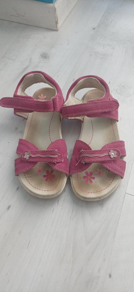 Dievčenské kožené sandálky protetika vel. 36, protetika,36
