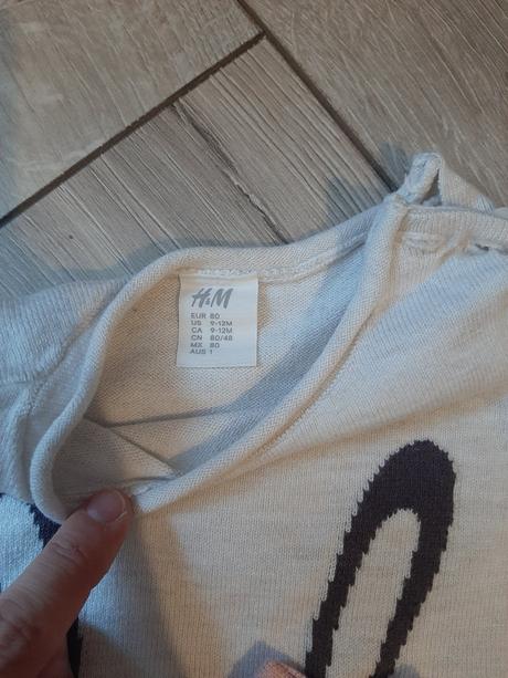 Pulóvrik zajko, h&m,74