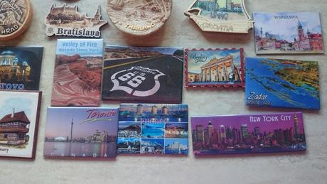 Cestovateľské magnetky,