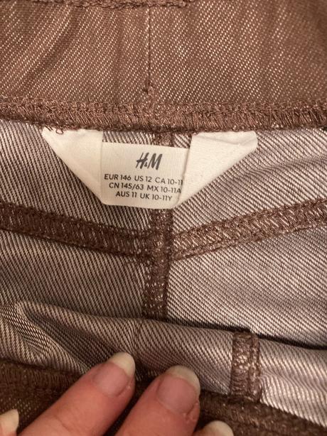 Rozsirene nohavice, h&m,146