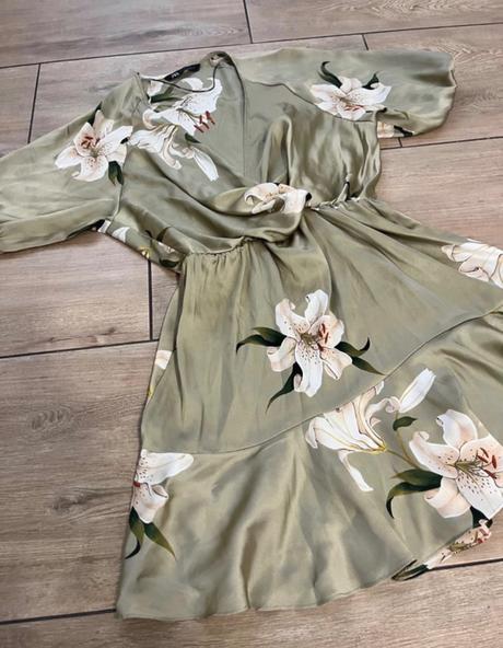 Satenove letné šaty zara, zara,l