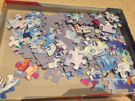 Detske puzzle 104 ks frozen/elsa/ladove kralovstvo,