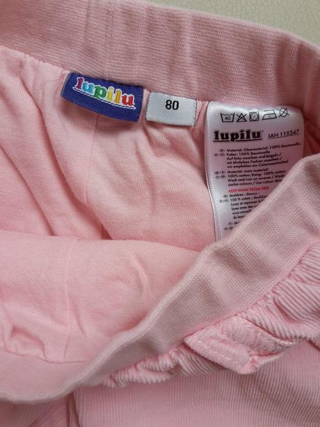 Menčestrové zateplené nohavice top stav, 80