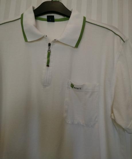 Pánske biele tričko, engbers, l, l