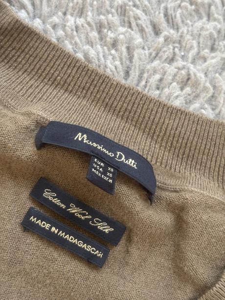 Massimo dutti silk/ cotton/wool, xs