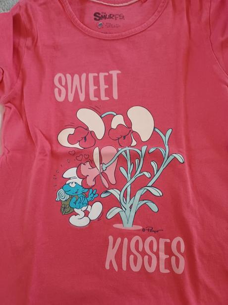 Tričko kratky rukáv 110/116 3ks cena spolu 2,50, lupilu,116