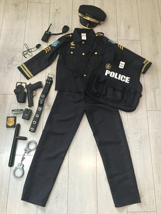 Chlapčensky kostym policajt 10-12 rokov, 