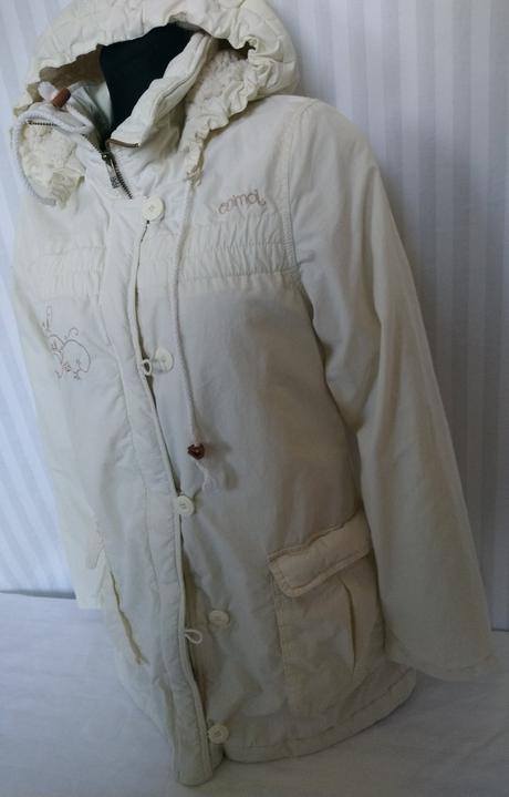 Dámska zimní krémová bunda, animal, animal,l