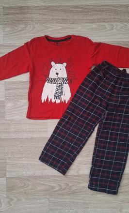 Pyžamko vianočné, lupilu,110