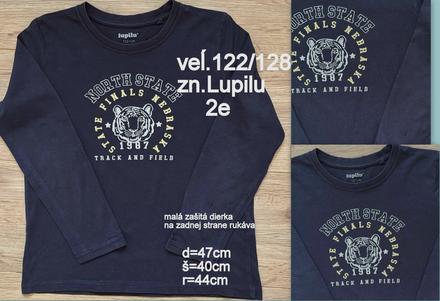 Chlapčenské tričko s tigrom, veľ.122/128, zn.lupil, lupilu,122