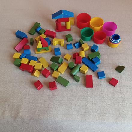 Drevená stavebnica - skladačka,