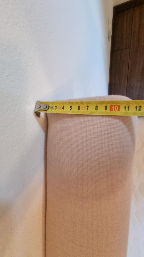 Krémová manželská posteľ 156x216,