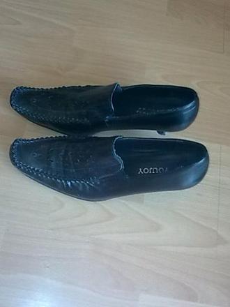 Cierne topanky-lodicky c.41+kabelka, 41