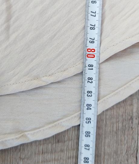 Krémové letné šaty, 38