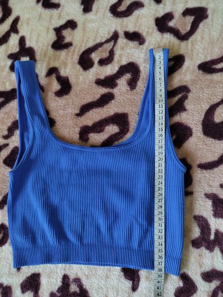 Modry top zara, velkost s, malo noseny, zara,s
