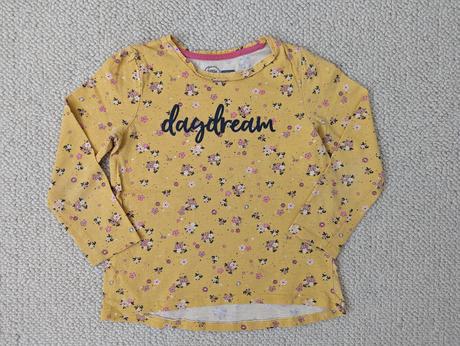 116 tričko kvietky dlhý rukáv, kids,116