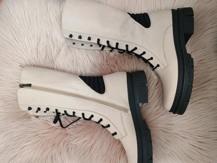 Dámske kožené čižmy 21500415 b, 38 / 40