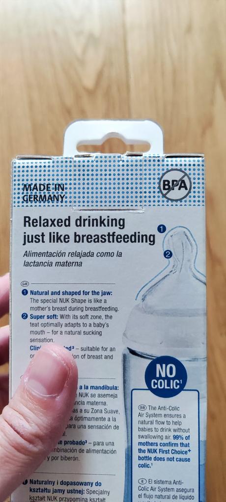 Fľaša nuk s kontrolou teploty, nuk