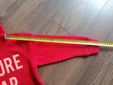 Červená mikina, h&m,104