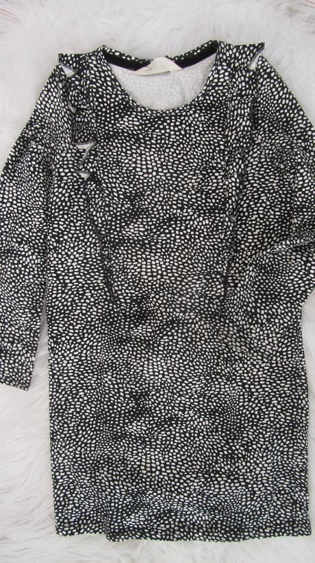 Šaty s volánikami, h&m,110
