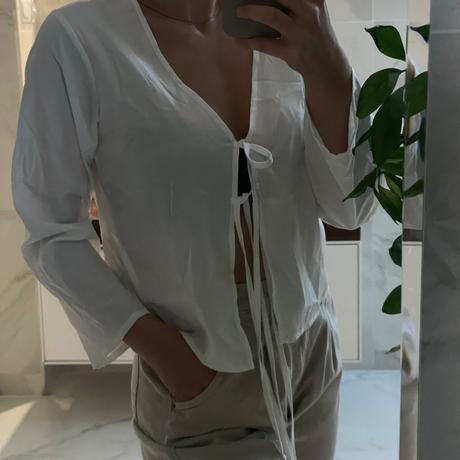 Green apple biela viazacia blúzka, s