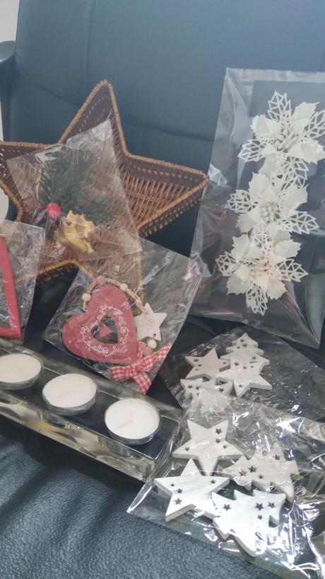 Vianoce dekorácia šiška svietnik stromček srdce,