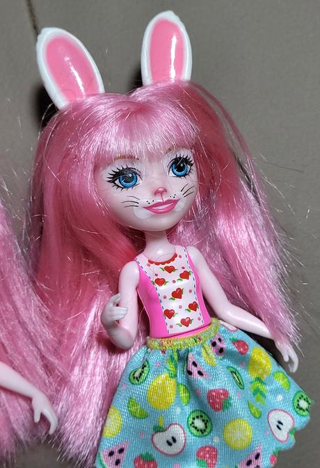2x bábika enchantimals - bree bunny (mattel), 