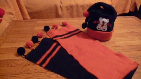 Súprava teplá čiapka a šál, 110