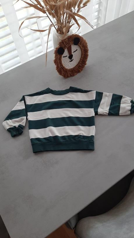 Mikina prúžkatá, h&m,98