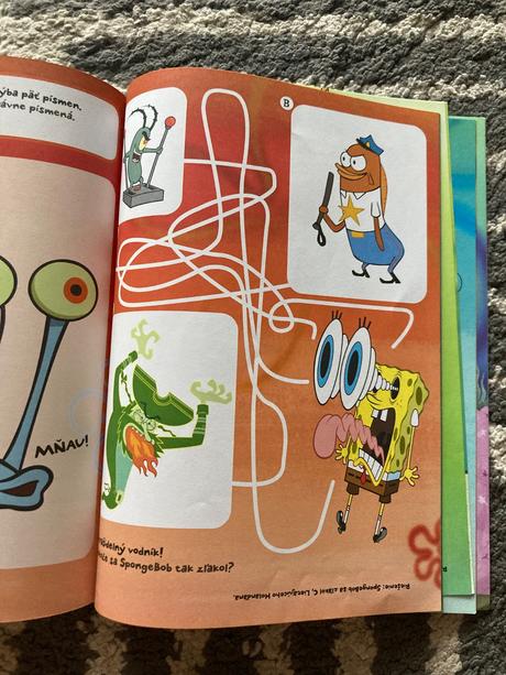Spongebob knižka pre predškolákov,