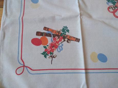 Retro veľkonočný obrus 92x 90 - 10 eur, 