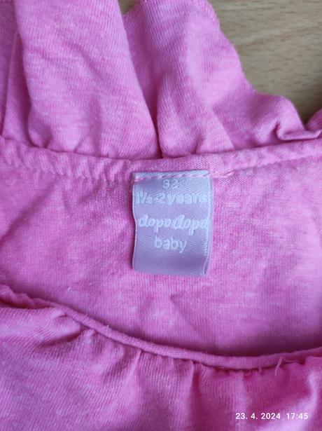 Letný overal pre dievčatko 92, dopodopo,92