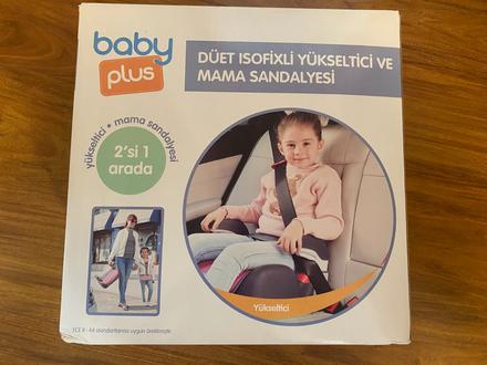 Autosedačka s isofixom a stolíkom, 9-36 kg - nová,