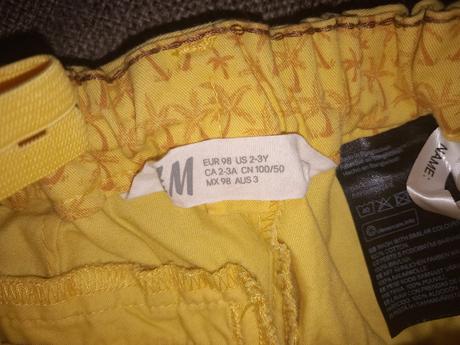 Šortky h&m, h&m,98
