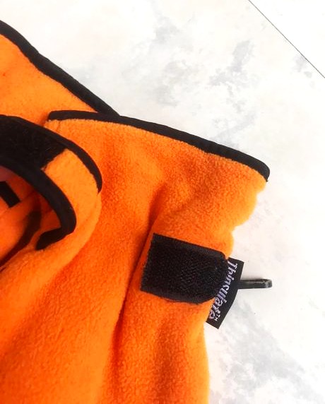 Lyžiarske flisové rukavice thinsulate, 