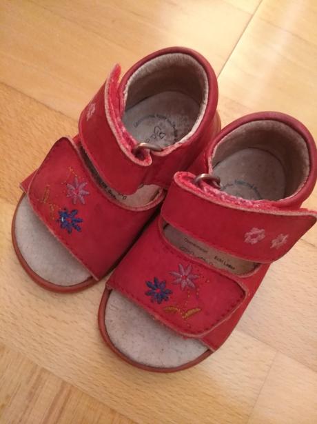 Zachovale sandalky-vnut.dlzka 12,5 cm, bären-schuhe,20