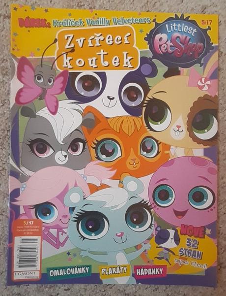 Časopisy my little pony a littlest pet shop,